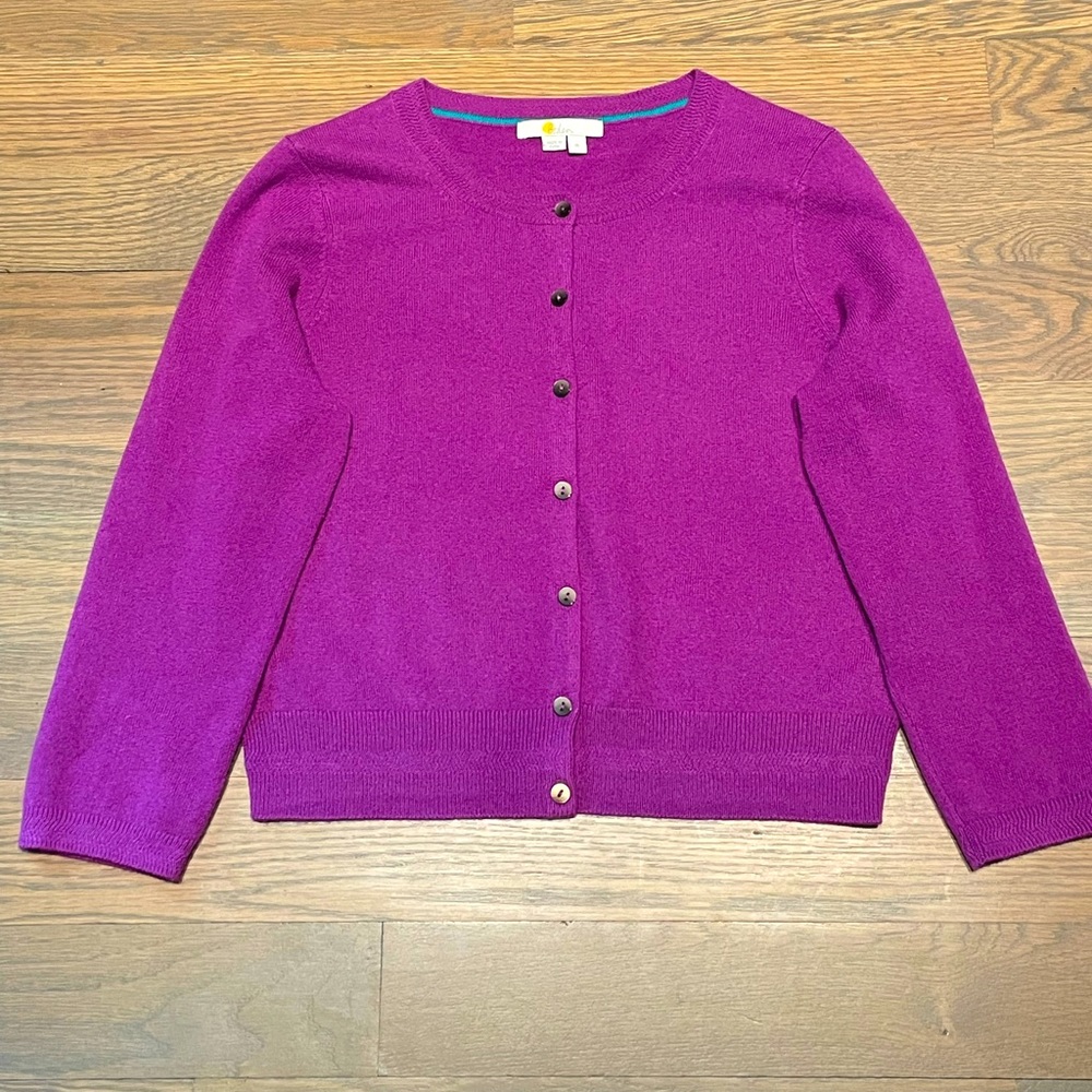 NWOT Boden cashmere cropped cardigan